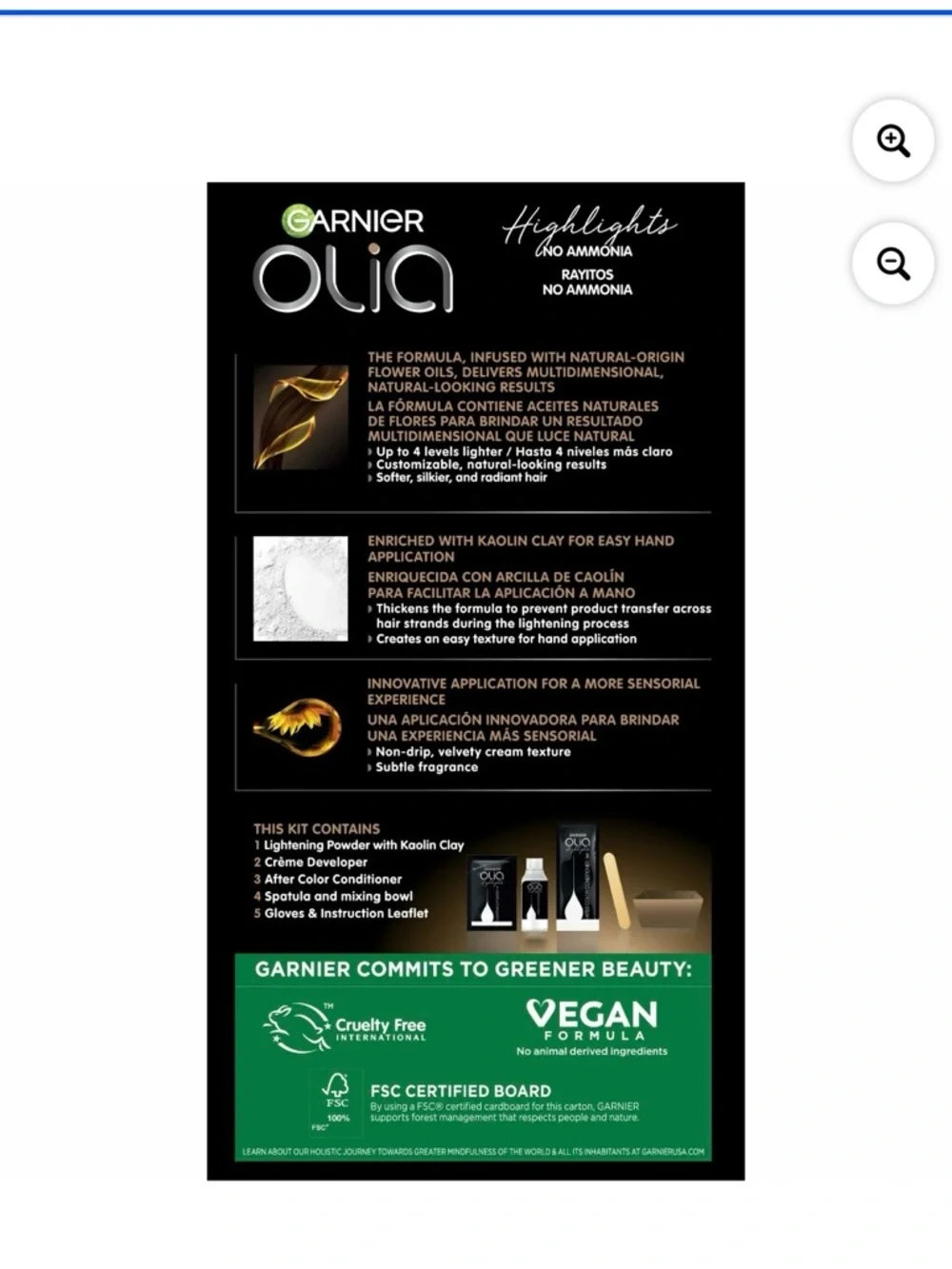 NEW Garnier Olia Hair Highlights Kit with No Ammonia 3 new boxes